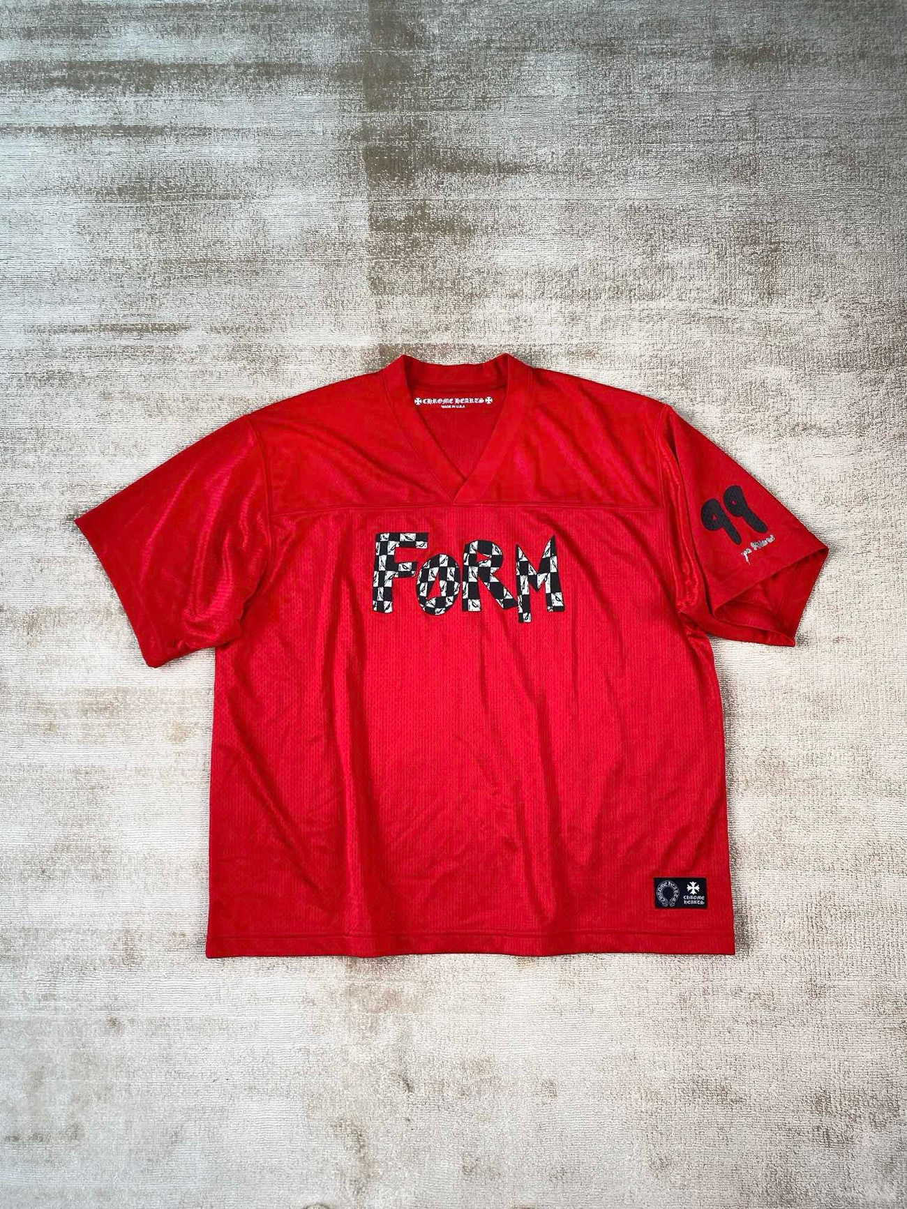 Chrome Hearts 99 Form Matty Boy Mesh Red Jersey (8) - newkick.app